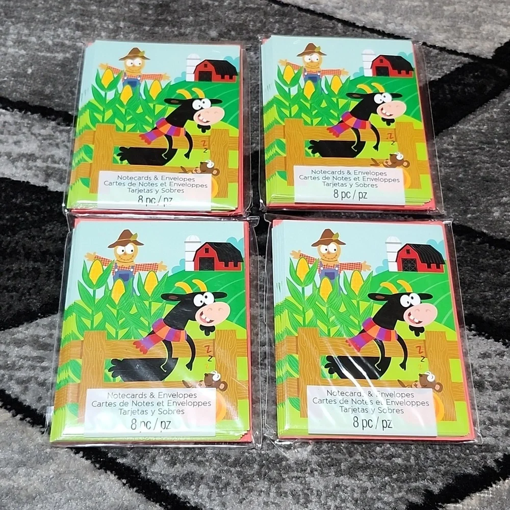 STUDIO 18 FARM THEME 32 BLANK NOTE GREETINGS CARDS & ENVELOPES BUNDLE